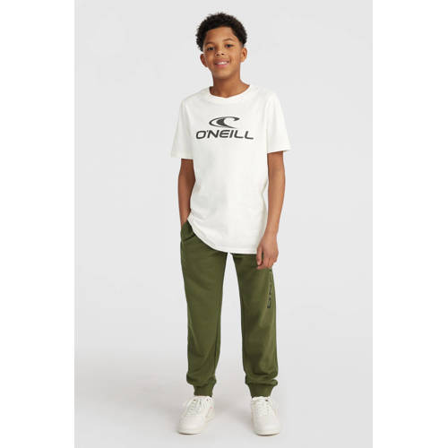 O'Neill T-shirt met logo wit Jongens Katoen Ronde hals Logo 164