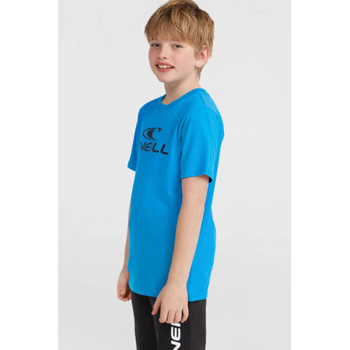O'Neill T-shirt met logo blauw Jongens Katoen Ronde hals Logo 128
