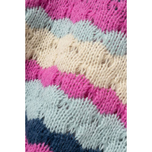 name it KIDS gebreide trui roze Meisjes Polyester Ronde hals All over print 158 164