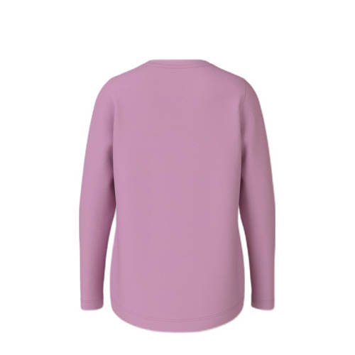 name it KIDS longsleeve NKFVIX met printopdruk Roze Meisjes Stretchkatoen Ronde hals 134 140
