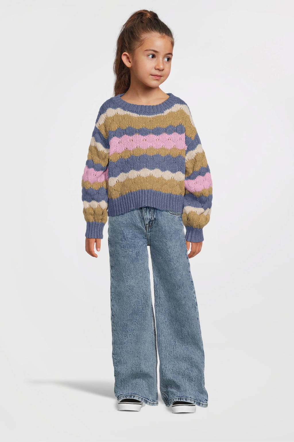 NAME IT KIDS gebreide trui blauw