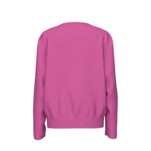 name it KIDS sweater roze Trui Effen 146 152 | Trui van