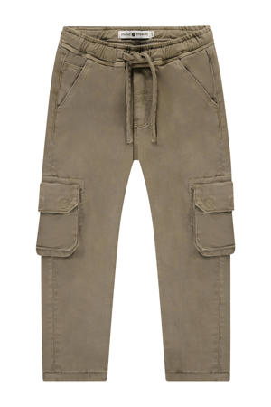 flared casual broek bruin