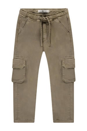 flared casual broek bruin