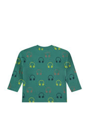 thumbnail: Stains&Stories longsleeve met all over print groen