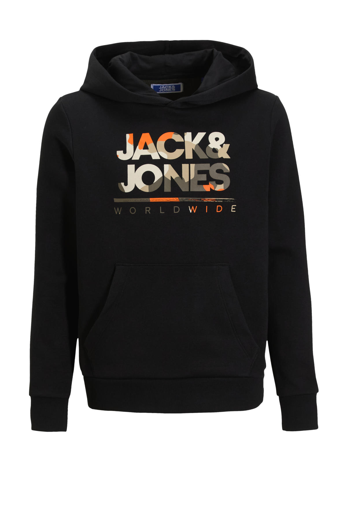 Jack & Jones Junior Felpa Logo 12258858 Blu scuro Regular Fit