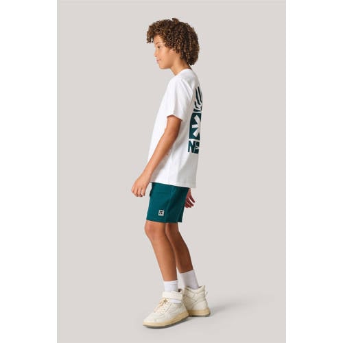 Shoeby T-shirt wit Jongens Katoen Ronde hals Effen 158 164