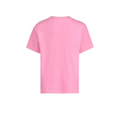 Shoeby T-shirt roze Meisjes Katoen Ronde hals Effen 110 116