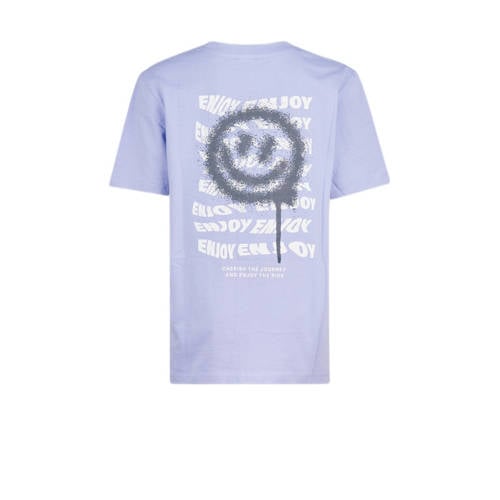 Shoeby T-shirt lichtpaars Jongens Katoen Ronde hals Effen 98 104