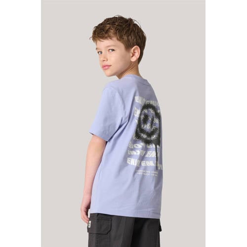 Shoeby T-shirt lichtpaars Jongens Katoen Ronde hals Effen 98 104