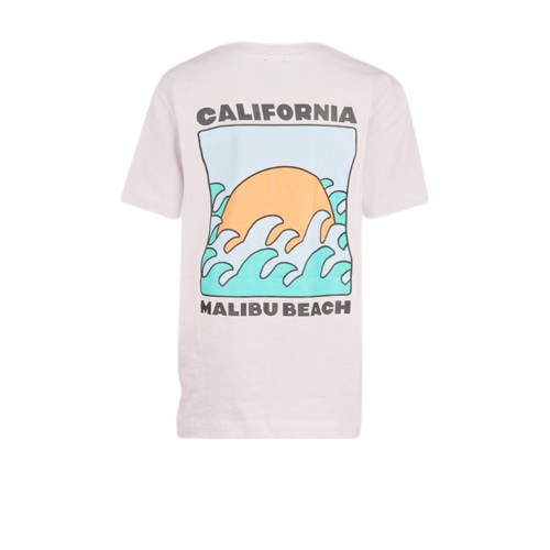 Shoeby T-shirt wit Jongens Katoen Ronde hals Effen 110 116