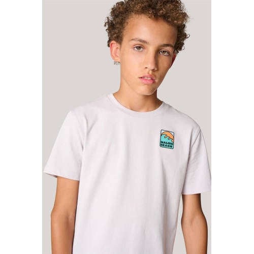 Shoeby T-shirt wit Jongens Katoen Ronde hals Effen 110 116