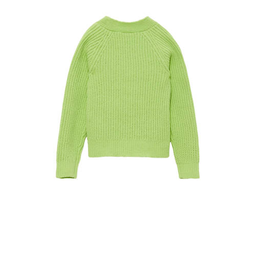 s.Oliver vest groen Meisjes Katoen Ronde hals Effen 128 134
