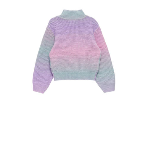 s.Oliver gebreide trui paars Meisjes Polyester Col Effen 92 98