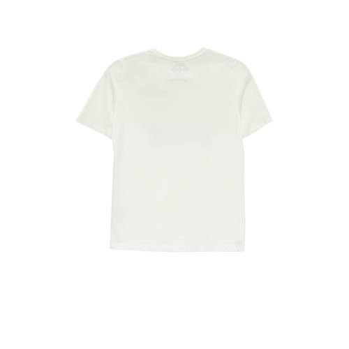 s.Oliver T-shirt met printopdruk wit Jongens Katoen Ronde hals Printopdruk 146 152