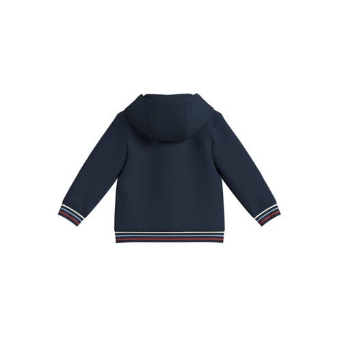 S.Oliver baby sweatvest donkerblauw Effen 50 56 | Vest van