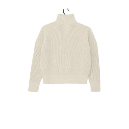 s.Oliver gebreide trui ecru Meisjes Polyester Col Effen 134 140