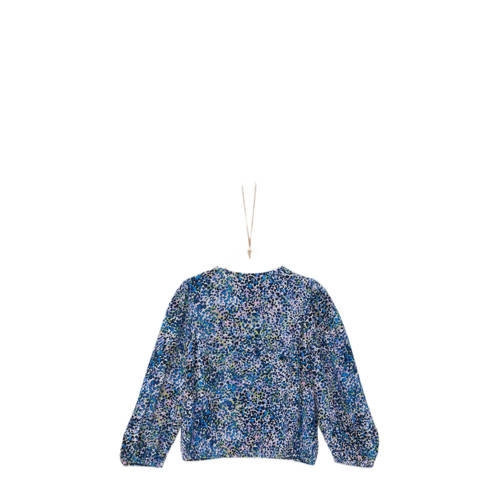 s.Oliver top met all over print multicolor Meisjes Viscose Ronde hals All over print 116 122