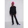 Coolcat flared broek Corry met 3D logo