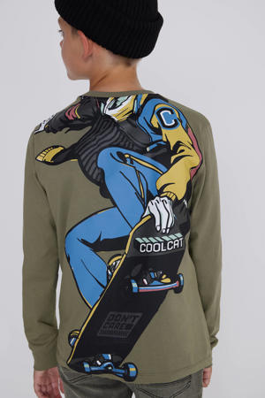 longsleeve T-shirt Tommy met Skaterboy Print