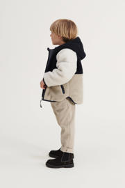 thumbnail: Liewood reversible gewatteerde winterjas Jackson blauw/wit