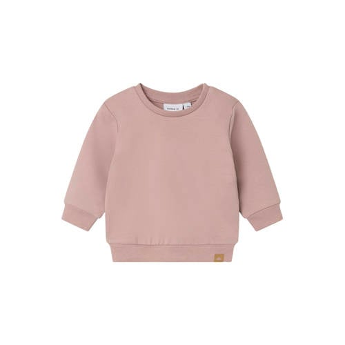 NAME IT BABY sweater roze Effen - maat 86 | Sweater van NAME IT afbeelding