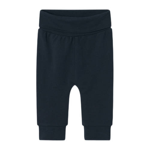 name it BABY romper + broek NBMADAM antraciet wit Shirt + broek Grijs Jongens Stretchkatoen Ronde hals 56