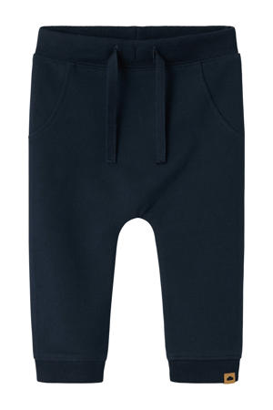 baby regular fit broek NBNTAKKI donkerblauw
