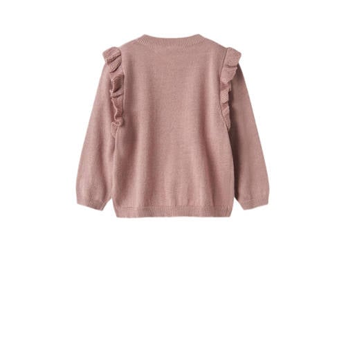 name it MINI vest roze Meisjes Katoen Ronde hals Effen 92