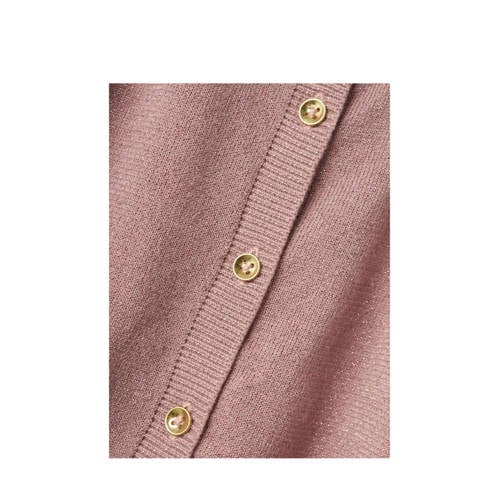 name it MINI vest roze Meisjes Katoen Ronde hals Effen 92