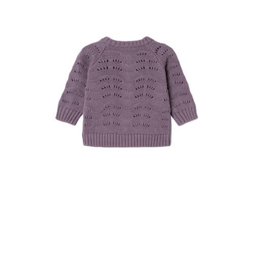name it BABY vest paars Meisjes Ronde hals Effen 74