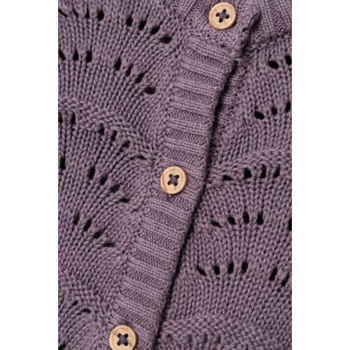name it BABY vest paars Meisjes Ronde hals Effen 74