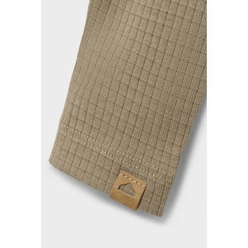 name it BABY broek zand Beige Jongens Katoen Effen 68