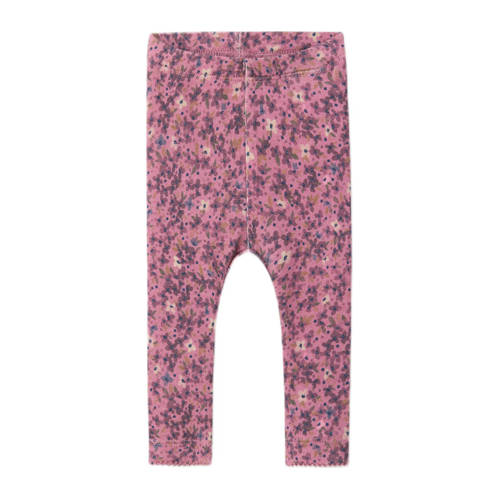 name it BABY gebloemde legging roze Meisjes Stretchkatoen Bloemen 62