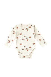 thumbnail: Your Wishes romper met aardbeien print wit/rood