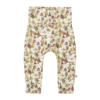 Your Wishes baby broek met all over print wit/groen/bruin