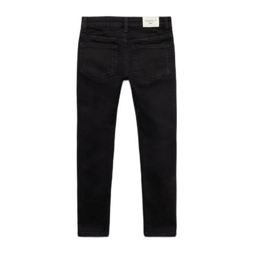 Mango Kids skinny jeans grey denim Grijs Effen 128