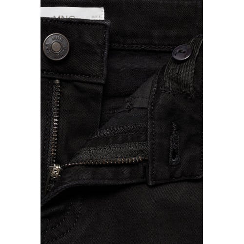 Mango Kids skinny jeans grey denim Grijs Effen 128