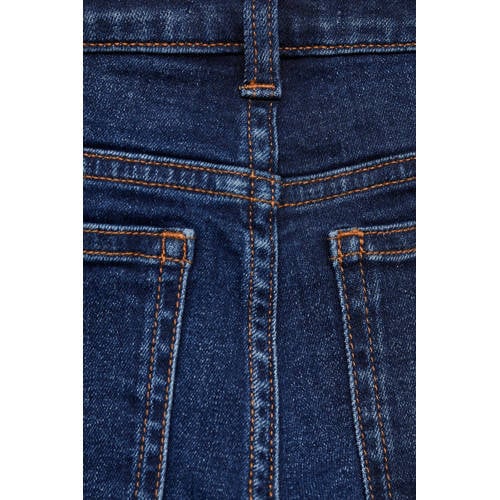 Mango Kids skinny jeans medium blue denim Blauw Effen 116