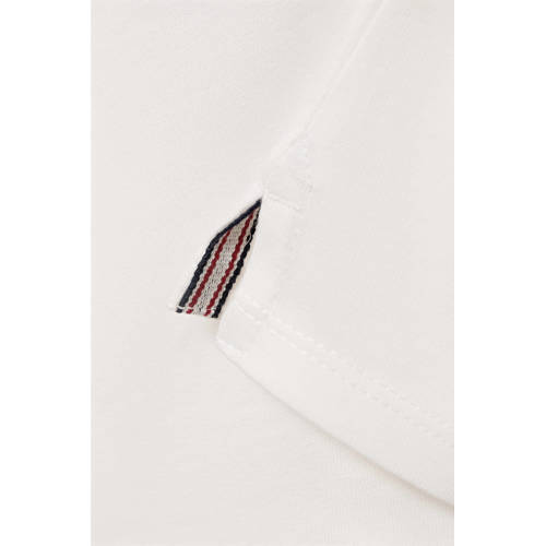 Mango Kids gestreepte polo wit Jongens Katoen Polokraag Streep 152