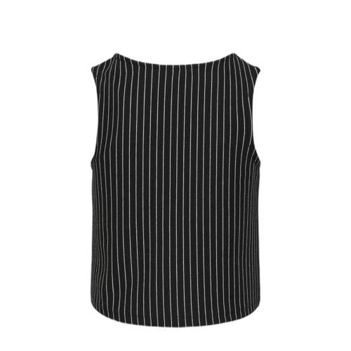 Only KIDS GIRL gilet met krijtstreep Meisjes Polyester V-hals Krijtstreep 122 128