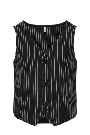 gilet met krijtstreep