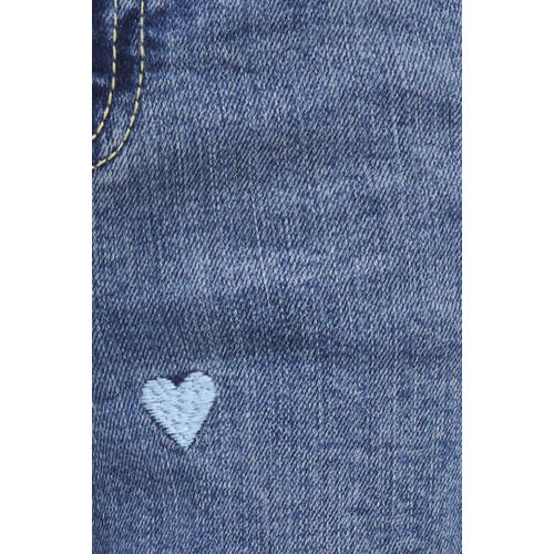 Only KIDS GIRL wide leg jeans KOGJUICY Blauw Meisjes Stretchdenim Effen 158