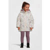 NAME IT MINI gebloemde winterjas NMFMAXI beige/roze