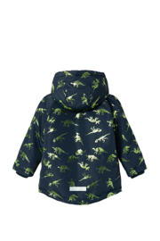 thumbnail: NAME IT MINI winterjas NMMMAX met all over print donkerblauw/groen
