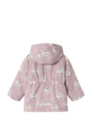 thumbnail: NAME IT MINI winterjas NMFMAXI met all over print mauve/ecru unicorn
