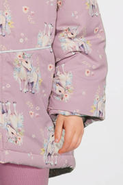 thumbnail: NAME IT MINI winterjas NMFMAXI met all over print mauve/ecru unicorn