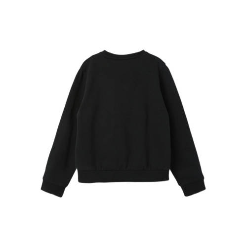 name it KIDS sweater met printopdruk zwart Printopdruk 116