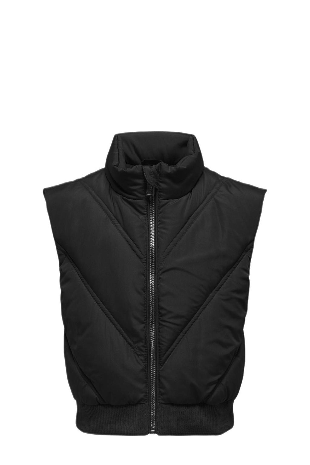 Kids Only Sandra Teddy Vest Bodywarmer Meisjes - Zachte Roze Teddy Fleece Met Hoge Kraag