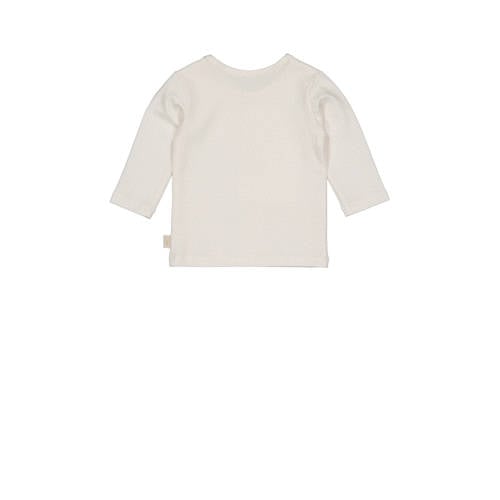 LEVV baby longsleeve LNELSONNOS met all over print Wit Jongens Stretchkatoen Ronde hals 44